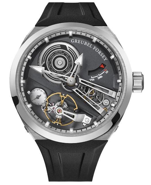 Review Greubel Forsey Balancier Convexe S2 Titanium Black Rubber watch price
